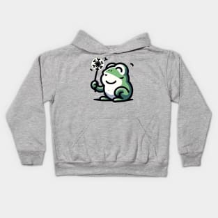 dandelion frog Kids Hoodie